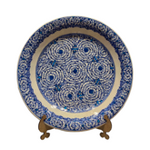 30cm quartz plate with Tugrakesh (goldenhorn) pattern