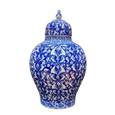 55cm quartz vase with iznik Rumi BabaNakkash pattern