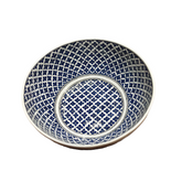 30cm quartz deep bowl with seljuks geometrical clover pattern