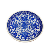 25cm Quartz bowl with lotus and rumi Baba Nakkash iznik pattern