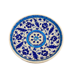 25cm Quartz bowl with basil flower iznik pattern