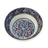 22cm quartz deep bowl with tezhip pattern