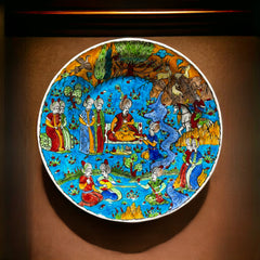 40cm Quartz plate with Sultan Suleyman miniature pattern