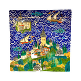 30cm tile with Modern Istanbul Miniature Pattern