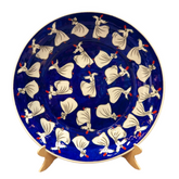 40cm Quartz Plate with whirling Dervish Pattern