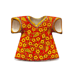 20cm quartz caftan with Grapevine leaf, Grape pattern