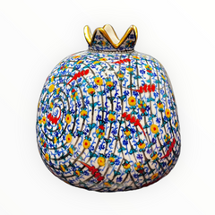 20cm quartz pomegranate with tezhip pattern
