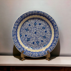 30cm quartz plate with Tugrakesh (goldenhorn) pattern