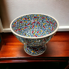 25cm Quartz Bowl with Tezhip pattern